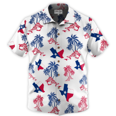 Texas Bluebonnet Hawaiian Shirt - Texan Paradise