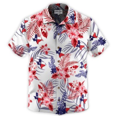 Custom Name Hawaiian Shirt - Texas Hawaii Shirt