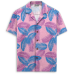 Adam Sandler Clothes - Pink Delight Linen Hawaiian Shirt