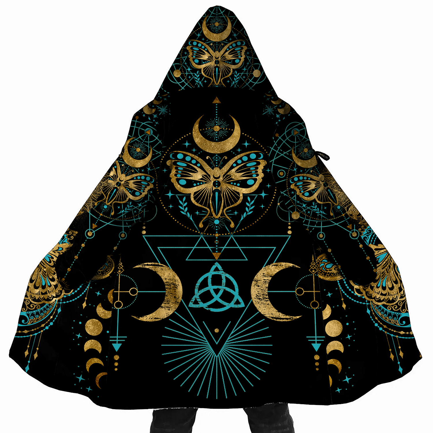 Viking Hooded Cloak Coat