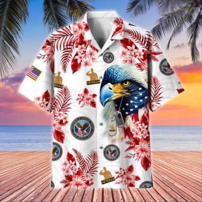 Unique Proudly Served US Veterans Hawaii Shirt GS2351 - Navy2