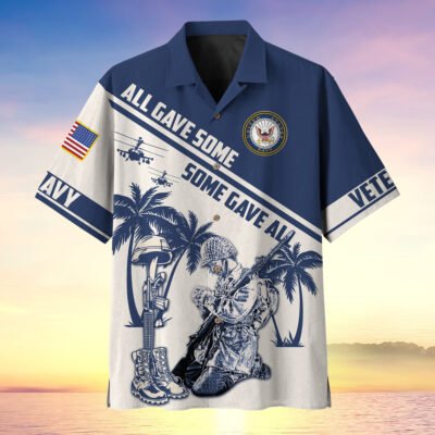 All Gave Some Some Gave All U.S Veteran Hawaii Shirt GS3011 - Navy