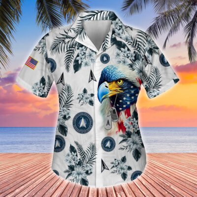 Proudly Served Hawaii Shirt For Female Veteran GS2391 - Space Force