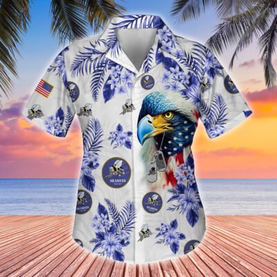 Proudly Served Hawaii Shirt For Female Veteran GS2392 - Seabees
