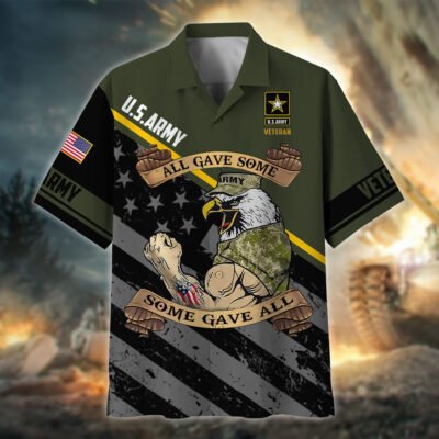 All Gave Some Some Gave All US Veteran Hawaii Shirt GS2477 - Navy