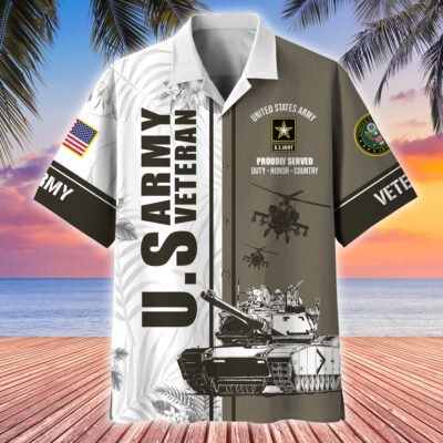 Proudly Served US Veterans Hawaii Shirt GS2454 - Army2