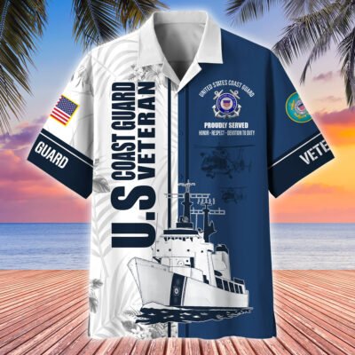Proudly Served US Veterans Hawaii Shirt GS2456 - Marine