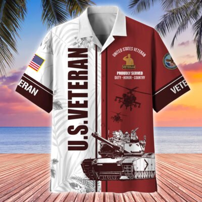 Proudly Served US Veterans Hawaii Shirt GS2463 - Vietnam Veteran