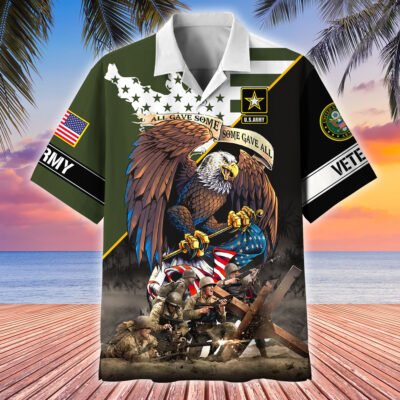 All Gave Some Some Gave All US Veterans Hawaii Shirt GS2466 - Navy