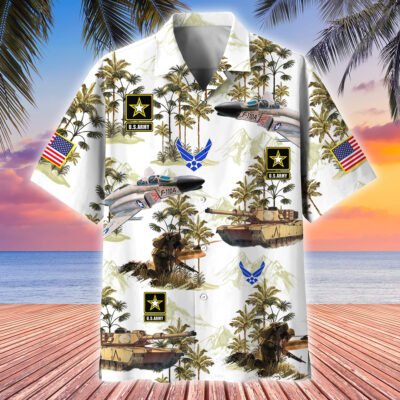 US Army US Air Force Veteran Hawaii Shirt GS2394