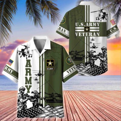 US Veterans Hawaii Shirt GS2420 - Navy