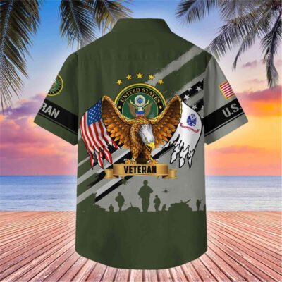 US Veterans Hawaii Shirt GS3382 - Navy