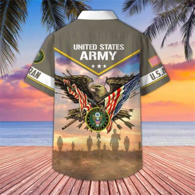 Honoring All Who Served US Veterans Hawaii Shirt GS3395 - Navy