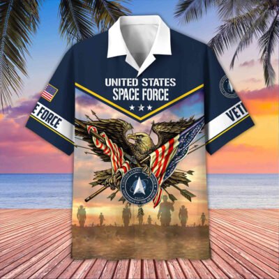 Honoring All Who Served US Veterans Hawaii Shirt GS3402 - Space Force