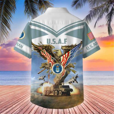 American Pride US Veterans Hawaii Shirt GS3405 - Army