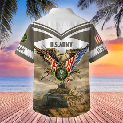 American Pride US Veterans Hawaii Shirt GS3415 - Space Force