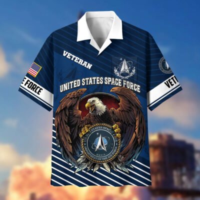 US Veterans Hawaiian Shirt GS3428 - Space Force