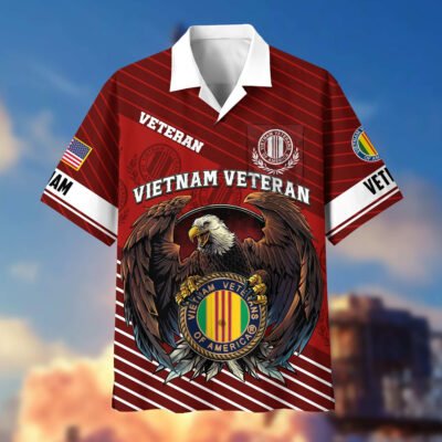 US Veterans Hawaiian Shirt GS3430 - Vietnam Veteran