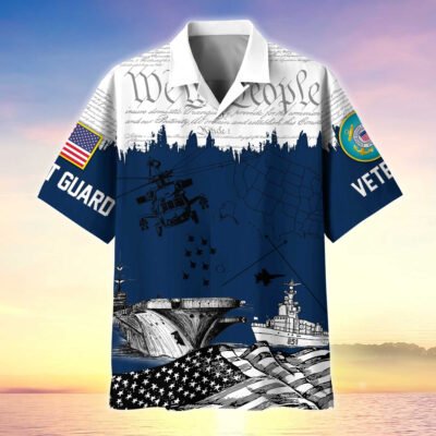 Proudly Served US Veterans Hawaiian Shirt GS3436 - Marine