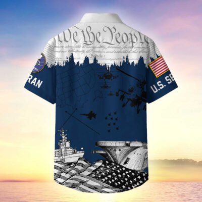 Proudly Served US Veterans Hawaiian Shirt GS3440 - Coast Guard