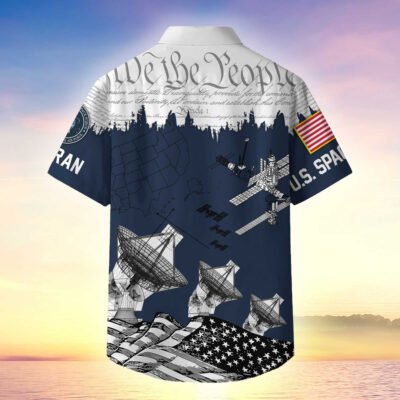 Proudly Served US Veterans Hawaiian Shirt GS3441 - Space Force