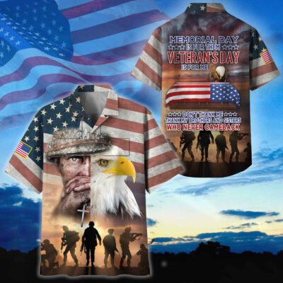Memorial Day Is For Them US Veteran Hawaii Shirt GS2411