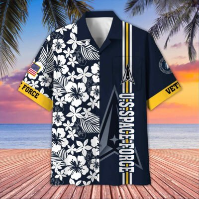 US Veterans Hawaiian Shirt GS3376 - Space Force