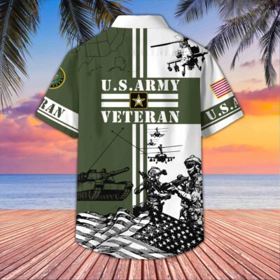 US Veterans Hawaiian Shirt GS3470 - Army National Guard