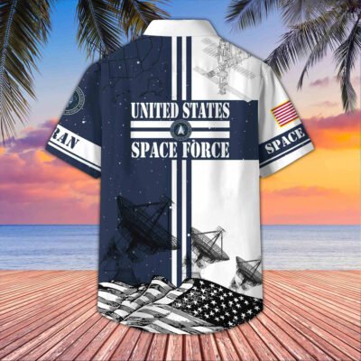 US Veterans Hawaiian Shirt GS3477 - Space Force