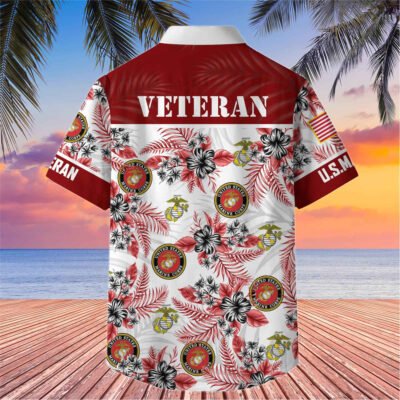 US Veterans Hawaiian Shirt GS3306 - Marine