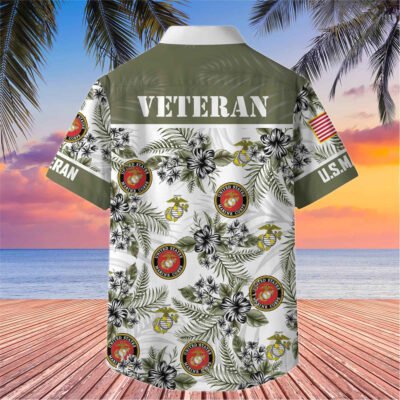 US Veterans Hawaiian Shirt GS3307 - Marine2