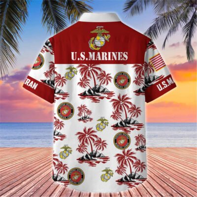 US Veterans Hawaiian Shirt GS3294 - Marine2