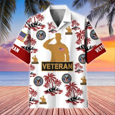 US Veterans Hawaiian Shirt GS3300 - Vietnam Veteran