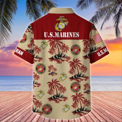 US Veterans Hawaiian Shirt GS3281 - Marine2