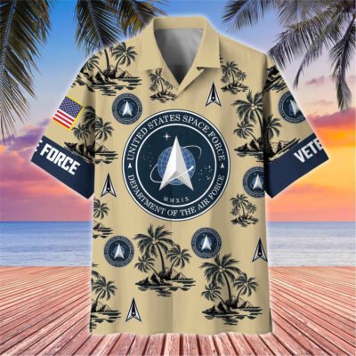 US Veterans Hawaiian Shirt GS3285 - Space Force