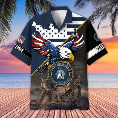 US Veterans Hawaiian Shirt GS3272 - Space Force