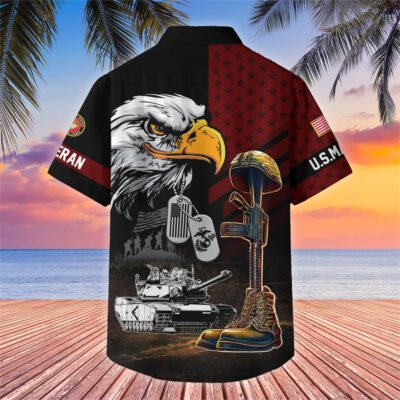 US Veterans Hawaiian Shirt GS3242 - Marine2