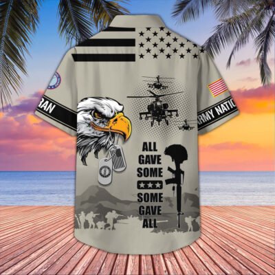 US Veterans Hawaiian Shirt GS3482 - Navy