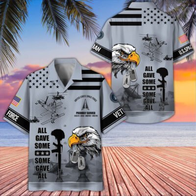 US Veterans Hawaiian Shirt GS3488 - Space Force