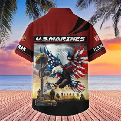 US Veterans Hawaiian Shirt GS3216 - Marine2