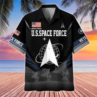 US Veterans Hawaiian Shirt GS3207 - Space Force