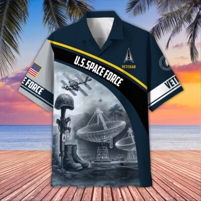 US Veterans Hawaiian Shirt GS3465 - Space Force