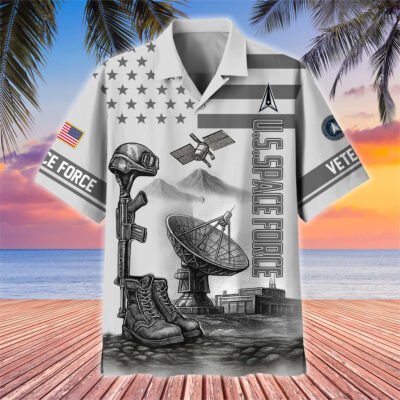US Veterans Hawaiian Shirt GS3518 - Space Force