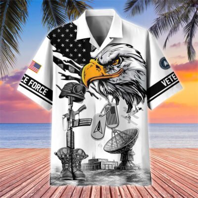 US Veterans Hawaiian Shirt GS3498 - Space Force