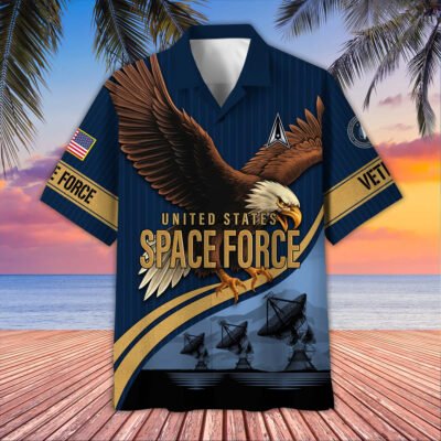 US Veterans Hawaiian Shirt GS3453 - Space Force