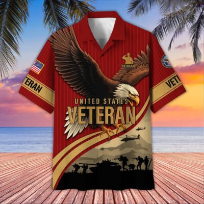 US Veterans Hawaiian Shirt GS3454 - Veteran