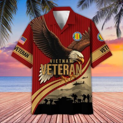 US Veterans Hawaiian Shirt GS3455 - Vietnam Veteran