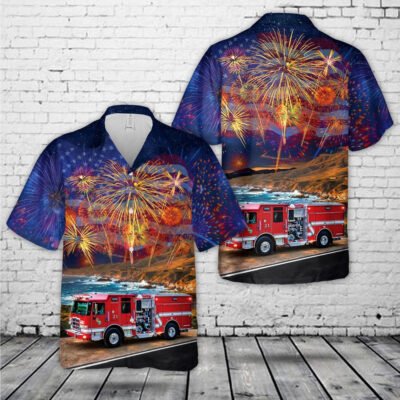 4Th Of July Hawaiian Shirts, 4Th July Rooster American Flag Unisex Hawaiian Shirts, Chicken Lover Hawaiian Shirt