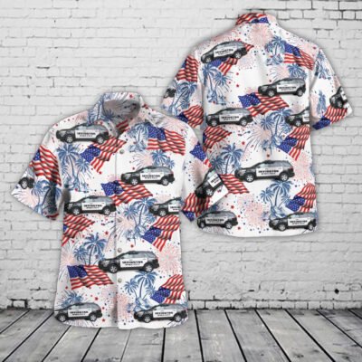 4Th Of July Hawaiian Shirts, Irvington New Jersey Irvington Police Department 4th Of July Hawaiian Shirt, Hawaiian Beach Shirts For Men Women
