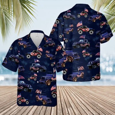 4Th Of July Hawaiian Shirts, Jp Flag 4Th July Hawaiian Shirt, Military Aloha Shirts